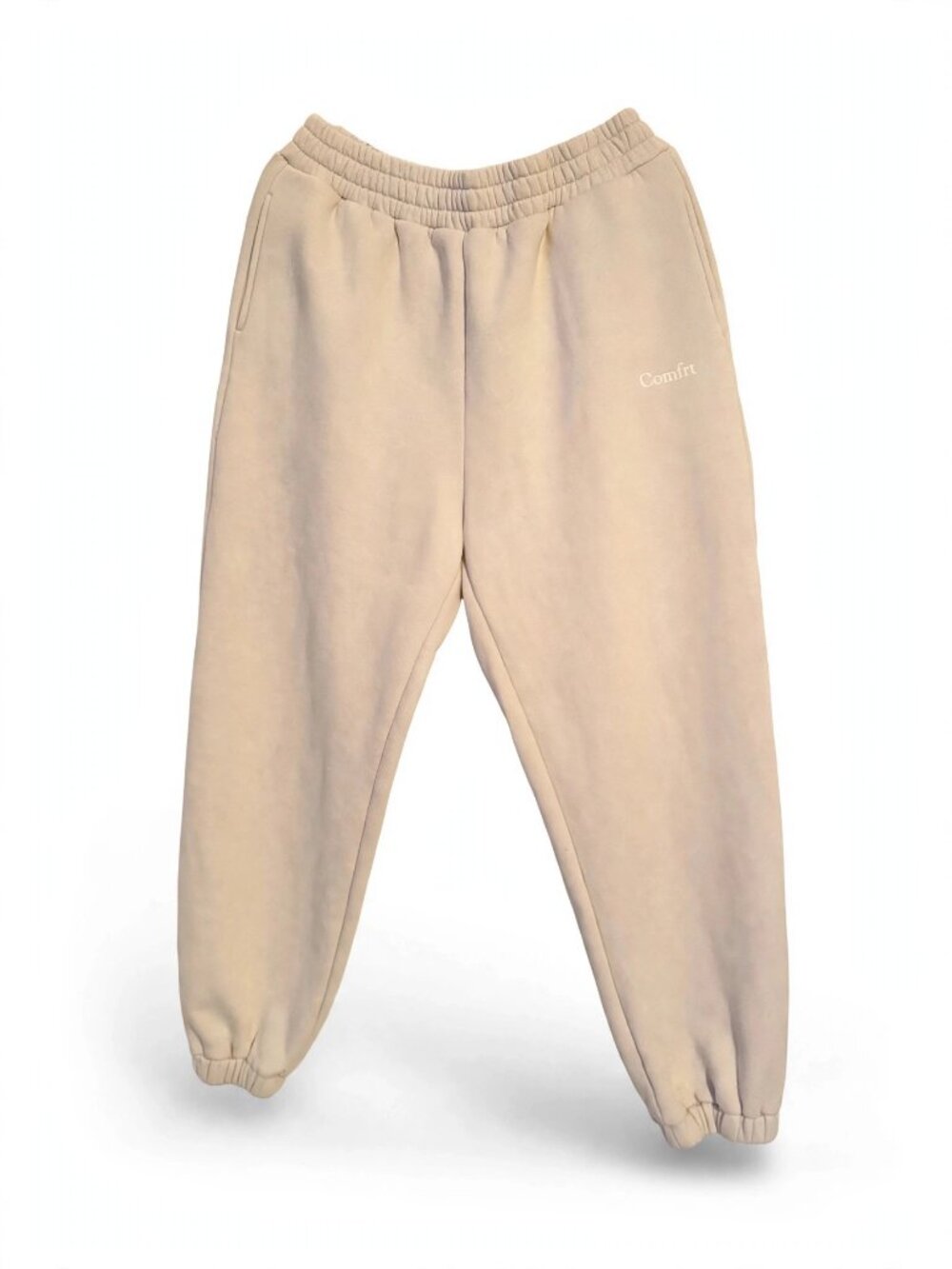 Comfrt Minimalist Sweatpants Bone Cream Joggers XL